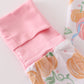 Pink pumpkin bamboo pajamas romper