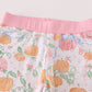 Pink pumpkin bamboo pajamas set