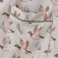 Green duck print bamboo mom pajamas set