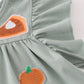 Sage pumpkin cake sequin tiered ruffle dress