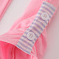 Purple puppy french knot stripe pants set