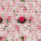Pink rose hand smocked pants set