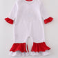 Ohio glitter ruffle romper