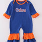Florida glitter ruffle romper