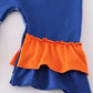 Florida glitter ruffle romper