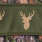 Forest hunting deer embroidery bubble
