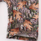 Forest hunting deer embroidery jonjon