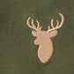 Forest hunting deer embroidery pants set