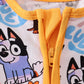 Character print bamboo pajamas romper