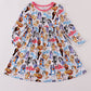 Character print bamboo dress