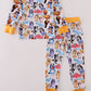 Character print bamboo 2pc pajamas set