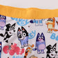Character print bamboo 2pc pajamas set