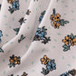 Blue floral print bamboo dress