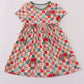 Checkered bamboo dress