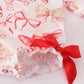 Red bow smocked bubble