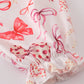Red bow smocked bloomer set