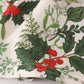 Green holly floral smocked bow bloomer set