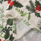 Green holly floral smocked dress