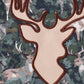 Camouflage hunting deer applique ruffle bubble