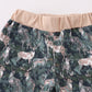 Camouflage hunting deer ruffle pants set