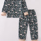 Camouflage hunting deer pajama set