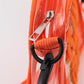 Orange GAME DAY french knot single-shoulder bag