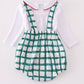 Green plaid bubble set