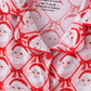 Red santa claus print bamboo mom pajamas  pants set