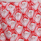 Red santa claus print bamboo mom pajamas  pants set