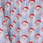Blue santa claus bamboo dad pajamas set