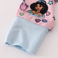 Pink princess bamboo pajamas romper