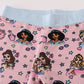 Pink princess bamboo pajamas set