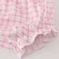 Blue Noah's Ark applique ruffle bloomer set