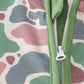 Camouflage print romper