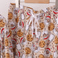 Santa milk biscuits bamboo mom pajamas set