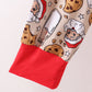 Santa milk biscuits bamboo mom pajamas set