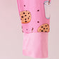 Pink milk cookie bamboo pajamas set
