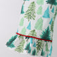 Green christmas tree print mom pajamas pants set