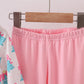 Mint christmas tree ruffle pants set