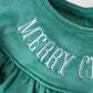 Forest merry christmas embroidery bloomer set