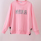 Pink MAMA glitter mom&me top