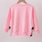 Pink MAMA glitter mom&me top