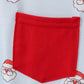 Christmas santa claus print pants set