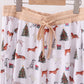 Christmas tree animal adult bamboo pajamas pants