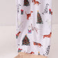 Christmas tree animal adult bamboo pajamas pants