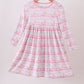 Pink train bamboo pajamas dress