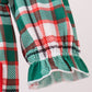 Green plaid ruffle bubble