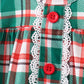 Green plaid ruffle bloomer set