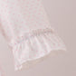 Pink santa claus embroidery ruffle dress