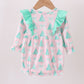 Pink christmas tree ruffle bubble